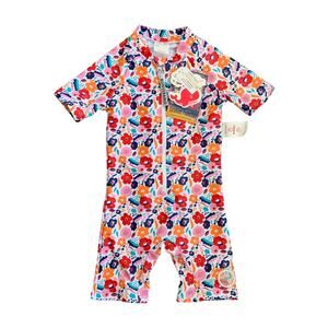 Bonverano 12-18 Months Floral One Piece Sunsuit